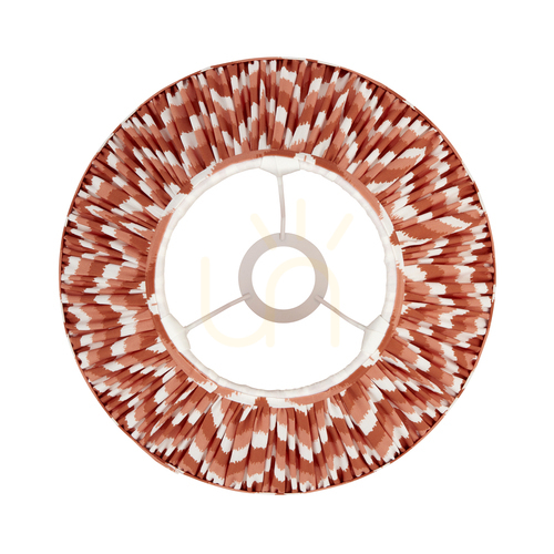 Kontrollera Zigzag Orange Endon lampskärm