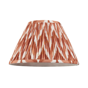 Endon Zigzag veckad lampskärm, aprikosorange, 30 cm small 4