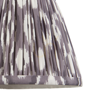 Lampskärm Endon Ikat grå tyg E14 20 cm 14,5 cm small 2