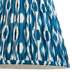 Endon Ikat 113092 blå lampskärm, 35 cm, E27/B22 small 2