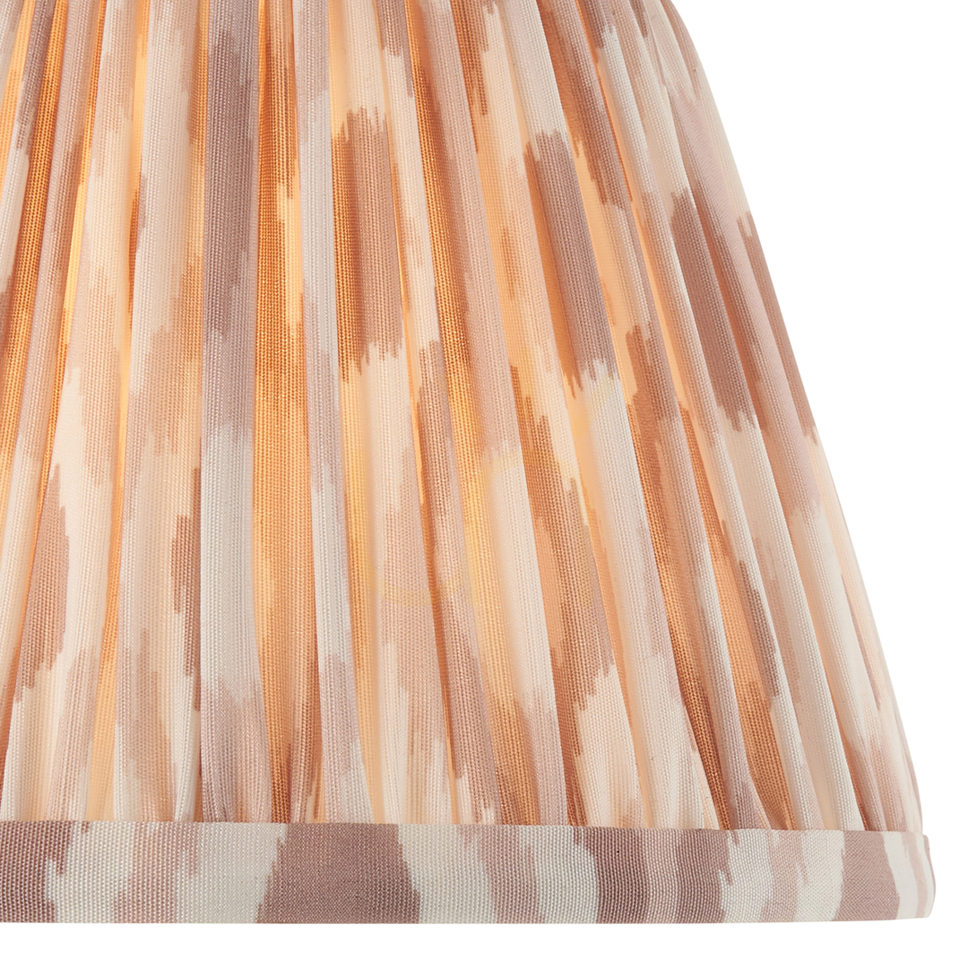 Utsikt Lampskärm Endon Ikat Beige Tyg 20 cm E14 Lampskärm Endon Ikat Beige Tyg 20 cm E14