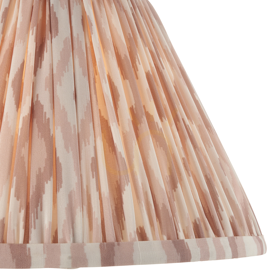 Utsikt Lampskärm Endon Ikat Beige Tyg 30 cm E27 Lampskärm Endon Ikat Beige Tyg 30 cm E27