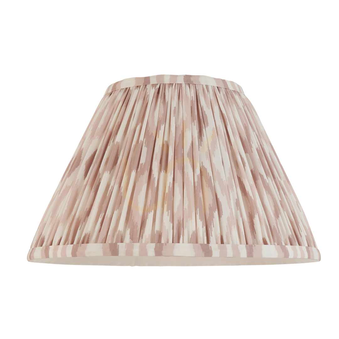 Visa Lampskärm Endon Ikat Beige Tyg 30 cm E27 Lampskärm Endon Ikat Beige Tyg 30 cm E27