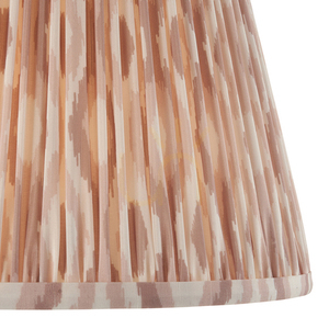 Endon Ikat beige plisserad lampskärm 35 cm E27/B22 small 1