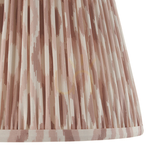 Endon Ikat beige plisserad lampskärm 35 cm E27/B22 small 2