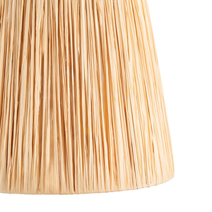 Lampskärm Endon Raffia svart naturfiber E27 20 cm small 2