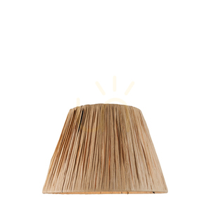 Endon Raffia konisk lampskärm i naturraffia 24 cm E27 113456 small 0