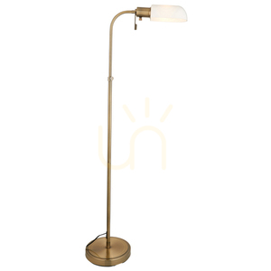 Stående lampa Endon Apotek Mässing E27 stål 110-140 cm small 0