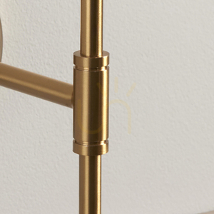 Vägglampa Endon Dome T Bar Mässing Stål B22 Dimbbar 1 ljuspunkt small 3
