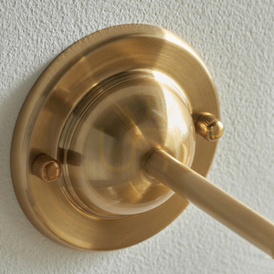 Vägglampa Endon Dome T Bar Mässing Stål B22 Dimbbar 1 ljuspunkt small 4