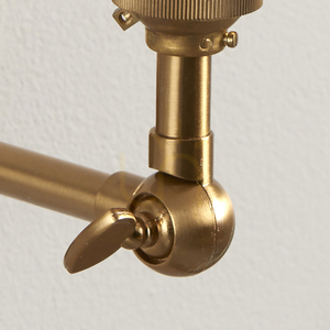 Vägglampa Endon Step Wing Mässing B22 1 Ljuskälla Dimmbar Stål small 3