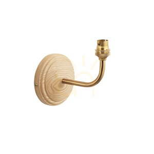 Vägglampa Endon Wood Arc Mässing Trä Stål B22 Dimmbar 0 Vägglampa Endon Wood Arc Mässing Trä Stål B22 Dimmbar small 0