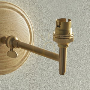 Vägglampa Endon Wood Fold Mässing Trä Stål B22 Dimbar 3 Vägglampa Endon Wood Fold Mässing Trä Stål B22 Dimbar small 3