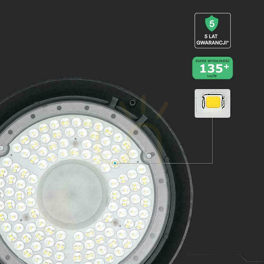 Display V-TAC 150W LED UFO högt placerad IP65 ALU-armatur 135Lm/W VT-92151-N 6500K 20250lm 5 års garanti V-TAC 150W LED UFO högt placerad IP65 ALU-armatur 135Lm/W VT-92151-N 6500K 20250lm 5 års garanti