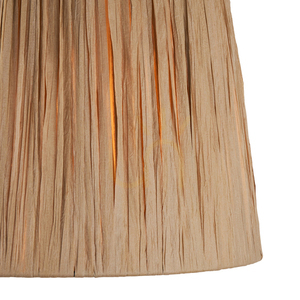 Lampskärm Endon Raffia brun naturfiber E27 32 cm small 1