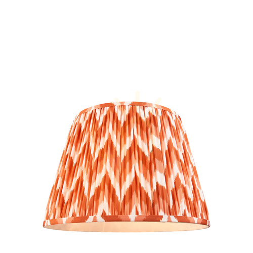 Kontrollera Zigzag Orange Endon lampskärm