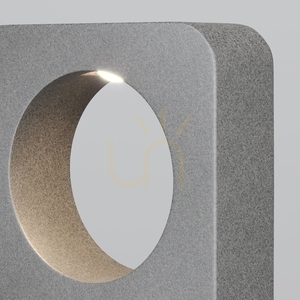 Maytoni BETONE IP65 lyktstolpe - 3000K LED trädgårdslampa. small 2