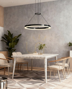 Aviano PERPIGNON LED-pendellampa 6049-0110, svart krom, 50 cm small 3