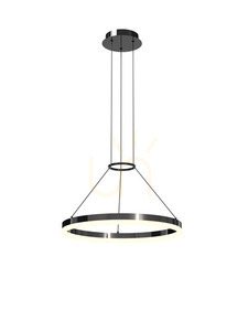 Aviano PERPIGNON LED-pendellampa 6049-0110, svart krom, 50 cm small 0
