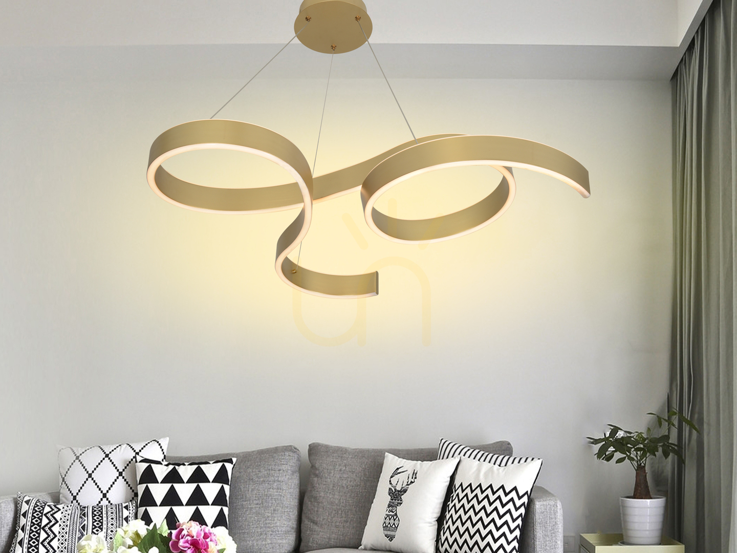 Display MARTIALO LED-pendellampa med band 6213-0115 Aviano MARTIALO LED-pendellampa med band 6213-0115 Aviano