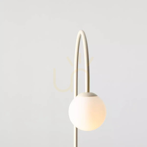 Aldex Una Cream golvlampa, krämfärgad, 157 cm, 1116A9 small 2
