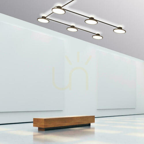 Kontrollera LED-lampa svart 27cm LED 3000k 4W 24V ZAMBELIS