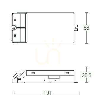 Kontrollera Zambelis 20299 fjärrdrivar-kit 48 V 150 W DALI för magnetsystem