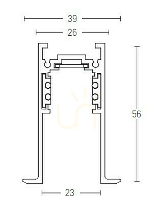 Kontrollera Magnetisk infälld skena 1M svart ZAMBELIS Magnetisk infälld skena 1M svart ZAMBELIS