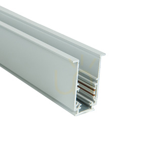 Zambelis 2084W-1 infälld magnetskena, 48 V, 1 m, sandvit small 2