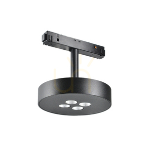 Magnetisk strömskenelampa 12W 3000k 48V aluminium svart ZAMBELIS small 0