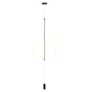 22W LED-lampa 22W 3000k Aluminium Svart Matt ZAMBELIS small 1