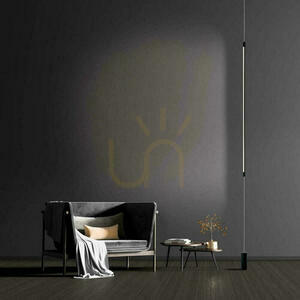 22W LED-lampa 22W 3000k Aluminium Svart Matt ZAMBELIS small 0