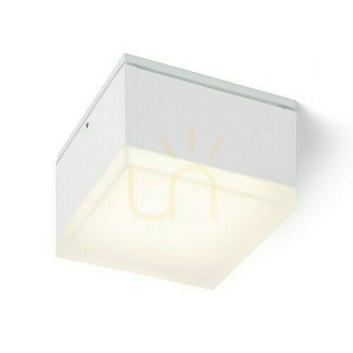 Kontrollera Plafonds Utomhus Orin Sq Tak Vit Satin Akryl 230 V Led 10 W Ip54 3000 K
