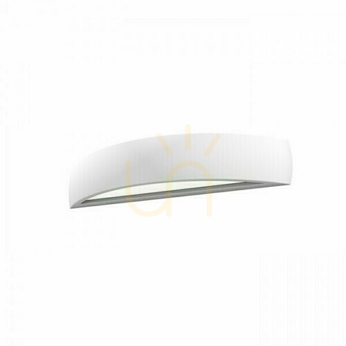 Kontrollera Vägglampa Crescent L väggputs 230 V Led E14 2x6 W.
