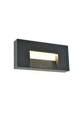 Kontrollera Vägglampa utomhus Lutec ARTEO svart LED 9,5W 6417001454