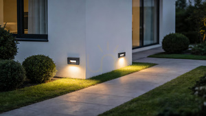 Lutec ARTEO LED-vägglampa för utomhusbruk, 11 W, mörkgrå aluminium, 23 cm, 6417001454 small 7