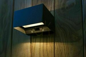 Vägglampa utomhus Lutec Gemini LED 10,5W grå aluminium 5117101118 small 5