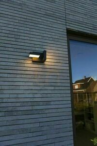 Vägglampa utomhus Lutec TWISTO LED 13W grå aluminium 5116303118 small 4