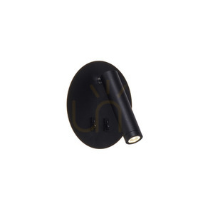Vägglampa CIRCA W4107-BK Svart 1xLED small 0
