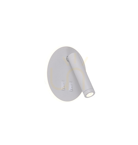 Kontrollera Vägglampa CIRCA W4107-WH Vit 1xLED