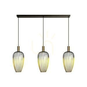 Lucide AURELIE pendellampa 3-ljus guld svart metall 21442/03/10 small 1