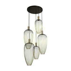 Lucide AURELIE taklampa guld svart metall 5 ljuspunkter 21442/15/10 small 2