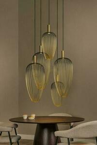 Lucide AURELIE taklampa guld svart metall 5 ljuspunkter 21442/15/10 small 4