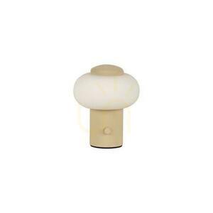 Lucide GUSTAV beige bordslampa LED dimbar USB 44520/01/38 small 2