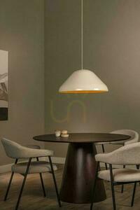 Lucide ANDRES pendellampa beige metall retro 56 cm 65405/56/38 small 4