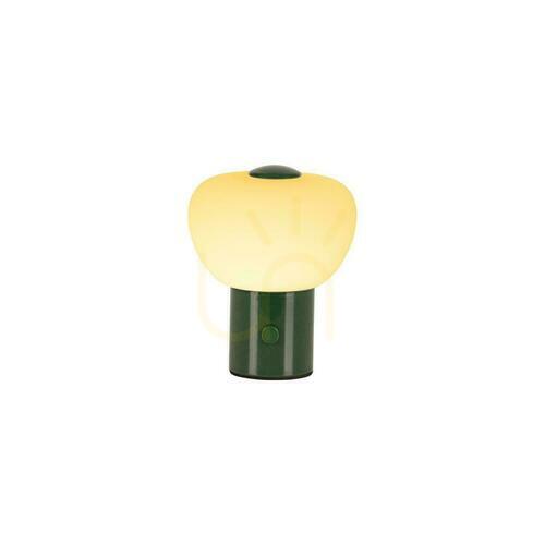 Kontrollera Lucide GUSTAV bordslampa grön LED dimbar USB 44521/01/33