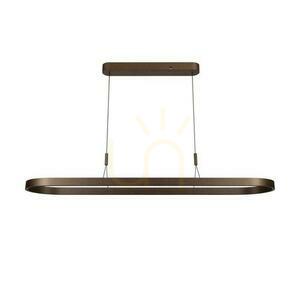 Taklampa Lucide LIANE brun aluminium 2-ljus LED 40W 46404/99/97 small 2