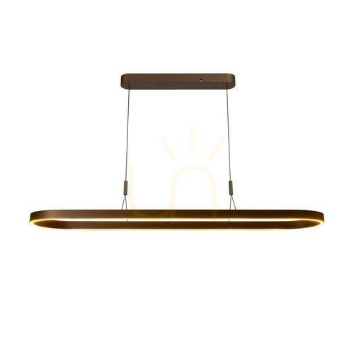 Kontrollera Taklampa Lucide LIANE brun aluminium 2-ljus LED 40W 46404/99/97