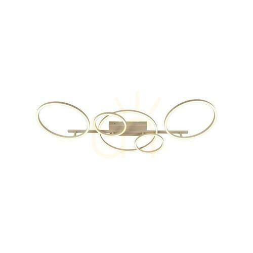 Kontrollera Lucide NICOLA beige LED plafond 40 cm 37W 53112/36/41
