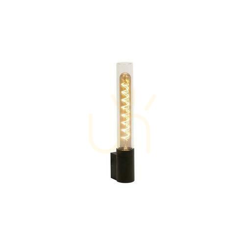 Kontrollera Utomhusvägglampa Lucide Pilar svart IP54 E27 63800/01/30